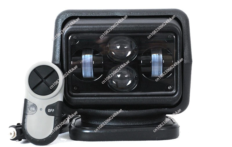 60w led search light, car remote control light searchlight, for marine spotlight, off-road vehicle roof lighting rotate