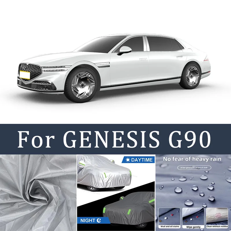 

Для GENESIS G90 уличная защита полный автомобильный чехол солнцезащитный козырек водостойкий пылезащитный внешний автомобильный чехол защитные автомобильные аксессуары