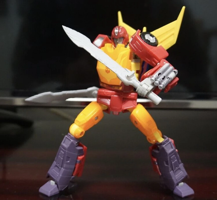 3D DIY Big Sword Double Sword Waffe Upgrade Kit für Transformation Kingdom Cyclonus SS86 Hot Rod Action Figure Zubehör