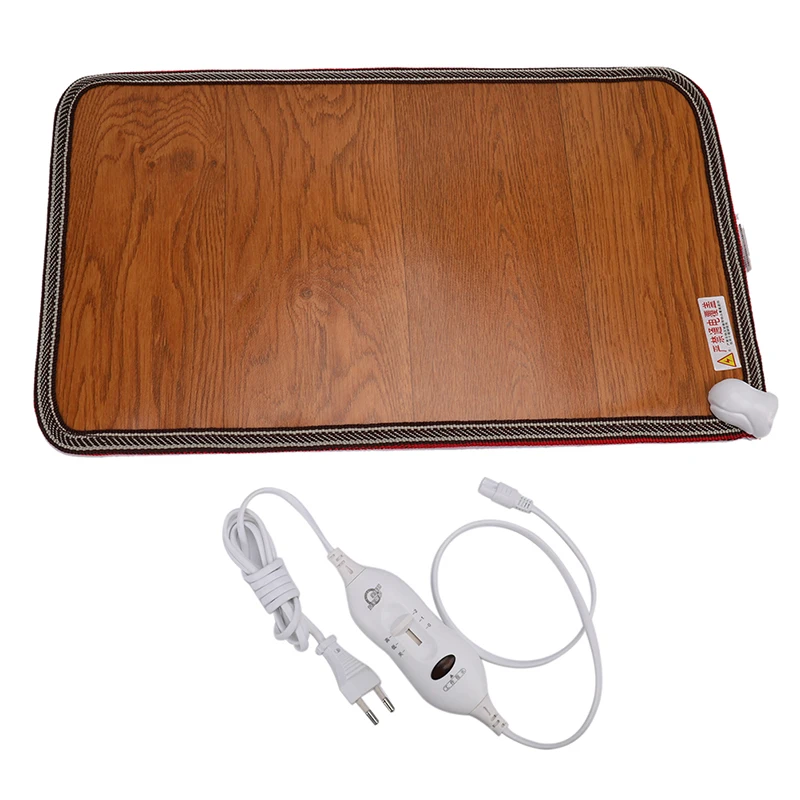1pc Electric Foot Warmer Pad PU Heating Foot Mat Warmer Electric Heating Pad Feet Leg Warmer Carpet Thermostat Warming For Home