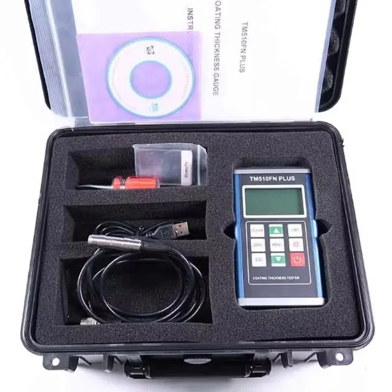 TM510FNplus Digital Backlight LCD Film Thickness Meter Car Paint Thickness Tester Coating Thickness Gauge with Separated Probe