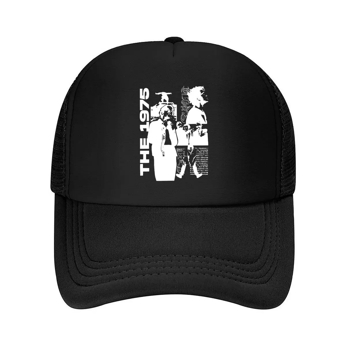 

“The 1975 Music, Indie Art Design” Mesh Baseball Cap