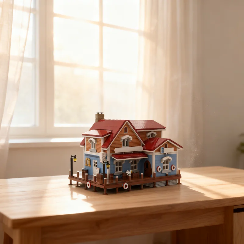 

4103pcs MOC Yacht Club And Sailing School Modular Streetscape Model Building Blocks Toy Gift Creative Display Collectible Desk