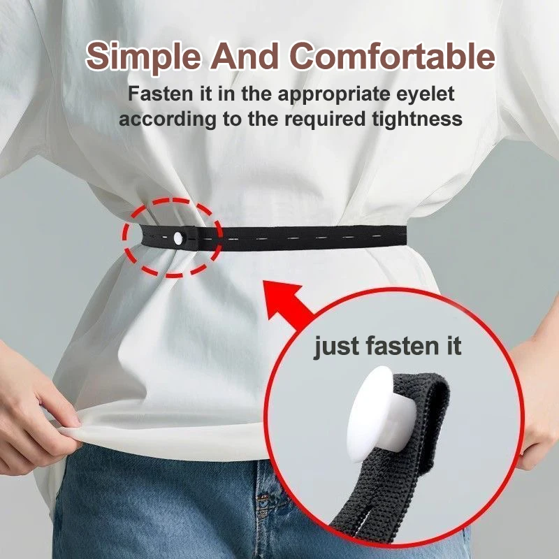 Shirt Stay Belt Adjustable Elastic T-Shirt Waist Tuck Tool for Clothing Hem Fixing Non-slip Wrinkle-Proof Shirt Holder Straps