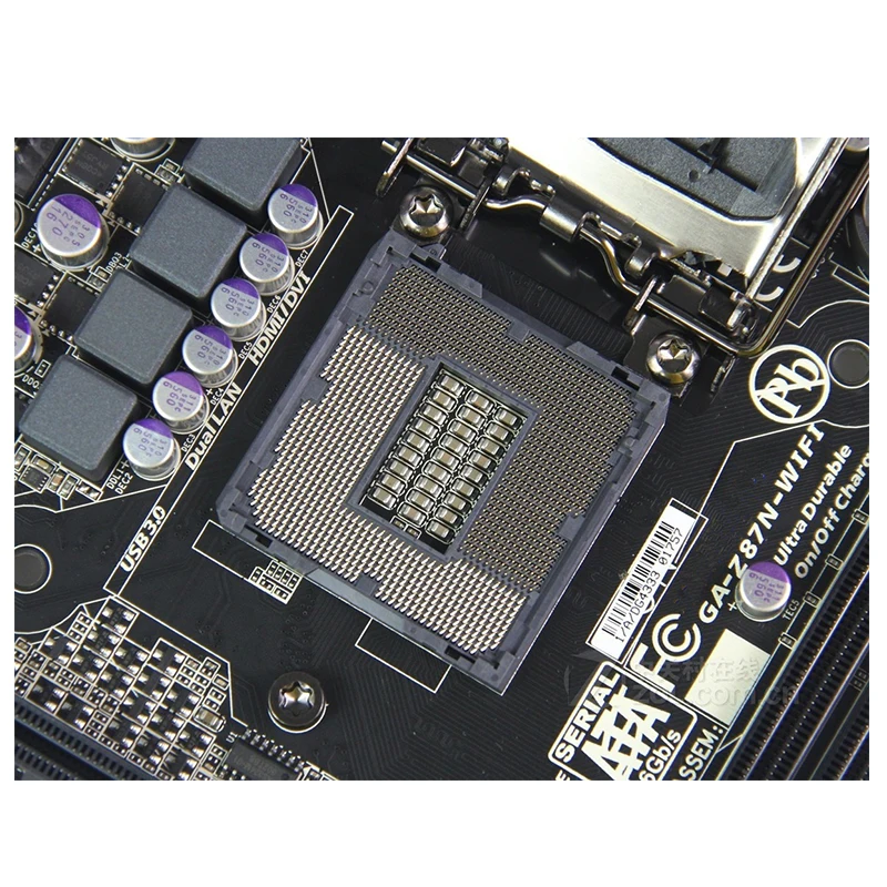 Placa base para GA-Z87N-WIFI Z87N, LGA 1150, DDR3, 16GB, MINI Intel Z87, Overclocking, SATA III, USB3.0