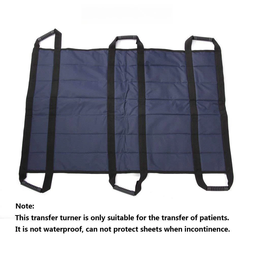 Patients Transfer Belt Positioning Bed Pad Lifting Sling Transfer Mat for Hospital Clinic Home Care Elderly Shifting Aid Care