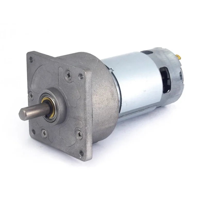 

Miniature adjustable speed forward and reverse DC geared motor center shaft 12V 24V