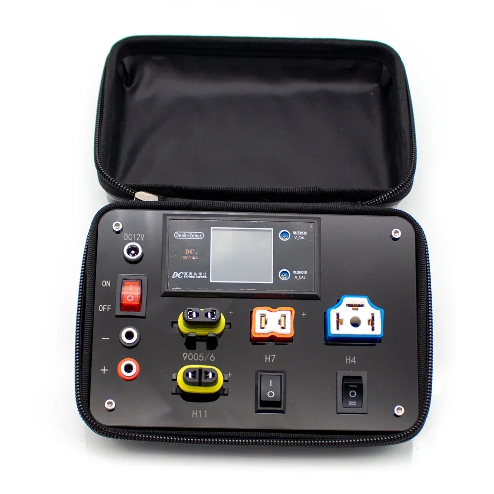 

Car Led H4 H7 H11 H8 9005 9006 T10 Festoon Headlight Lamp Auto Lights Bulbs Testing Box Test Device 12V Portable Tester