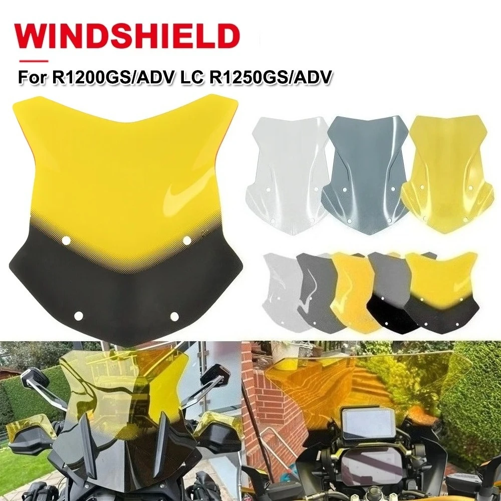 Motorcycle Windshield R1200 R1250 GS Windscreen R1250GSA R1200GSA 2013-2025 Wind Deflector Protector For BMW R1200GS R1250GS Adv