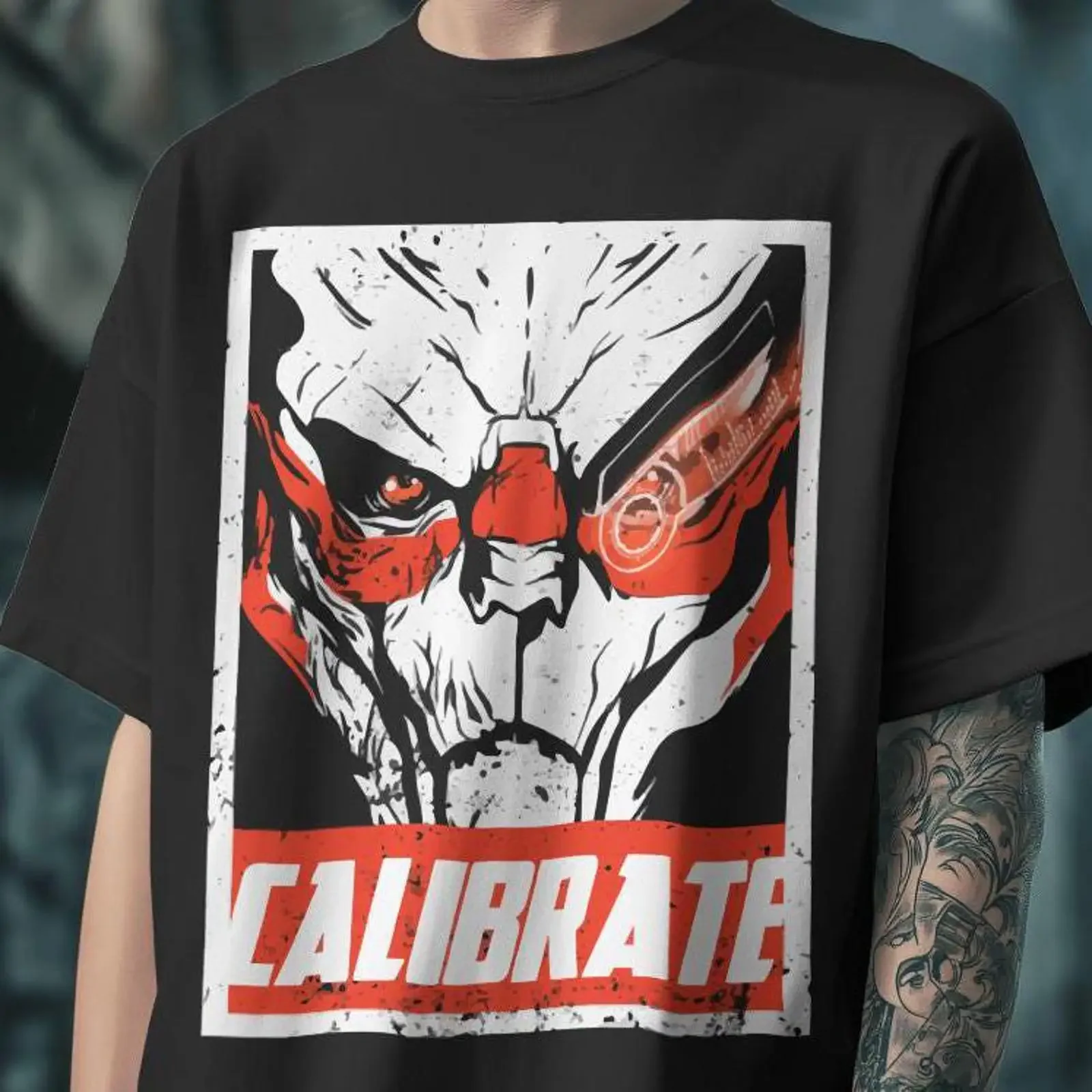 Garrus Vakarian T Shirt Mass Effect  vintage Washed Slightly Versatile Breathable Soft designer clothes fashion Stretched