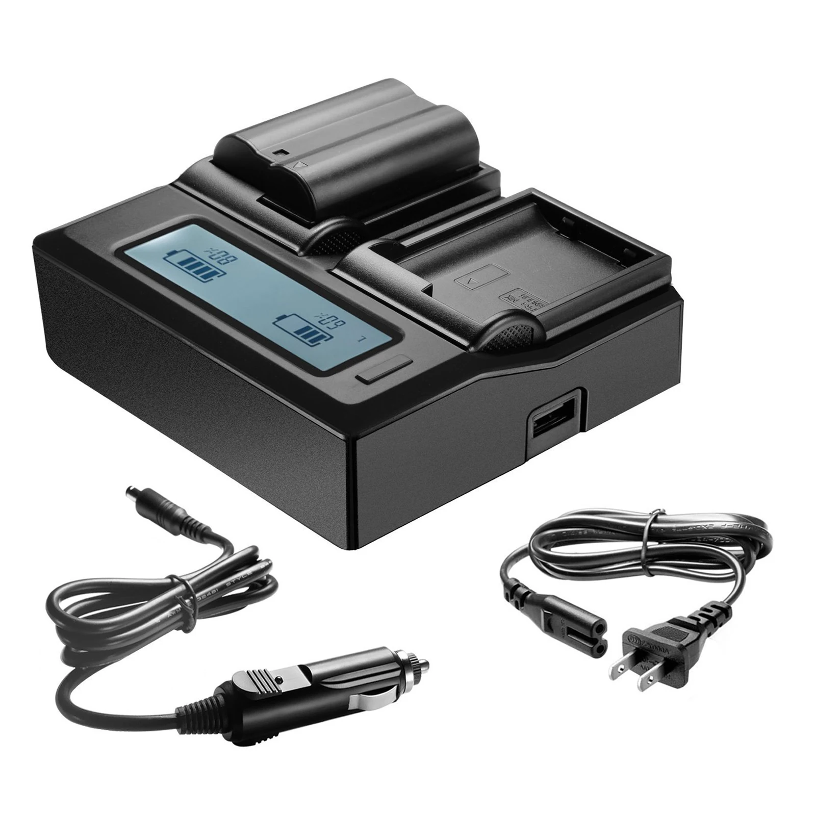 2800mAh EN-EL15C EN-EL15 EN EL15 Batterie + Chargeur rapide pour Nikon Dbarding, D850, D7000, D7100, D7500,Z5, Z6, Z6 II, Z7, Z7II,Z8