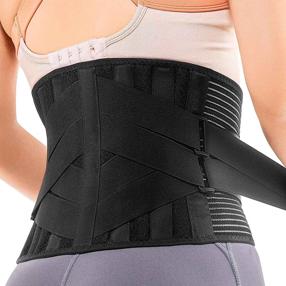 Back Lumbar Support Belt Waist Orthopedic Brace Men Women Anti-skid Orthopedic Lumbar Support Breathable Waist Support Belt