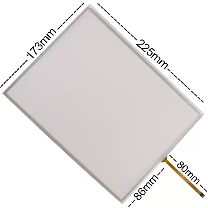 10.4 Inch Industrial LCD Control Panel With 4-Wire Resistive Touch Screen For PLC Equipment