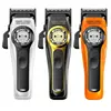 Kemei 전문 헤어 클리퍼 자기 부상 모터 8800 Rpm 충전베이스 헤어 클리퍼 남성용 헤어 클리퍼 KM-2373 6