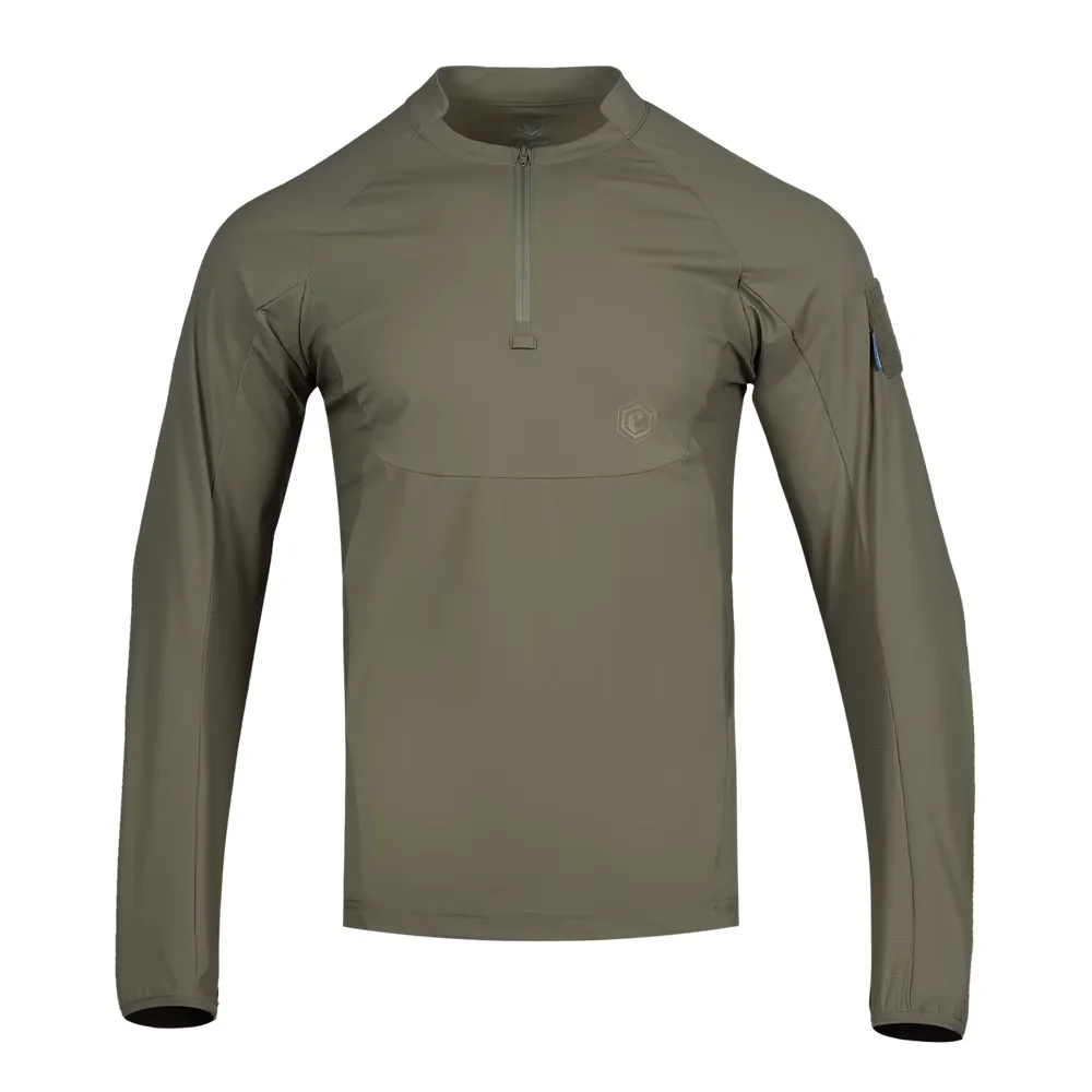Emersongear Blue Label Hunter Ochrona przeciwsłoneczna Koszulka polo z długim rękawem Codzienne topy Tshirt Fitness Ergonomiczna elastyczna koszulka UPF100+ — zdjęcie 2