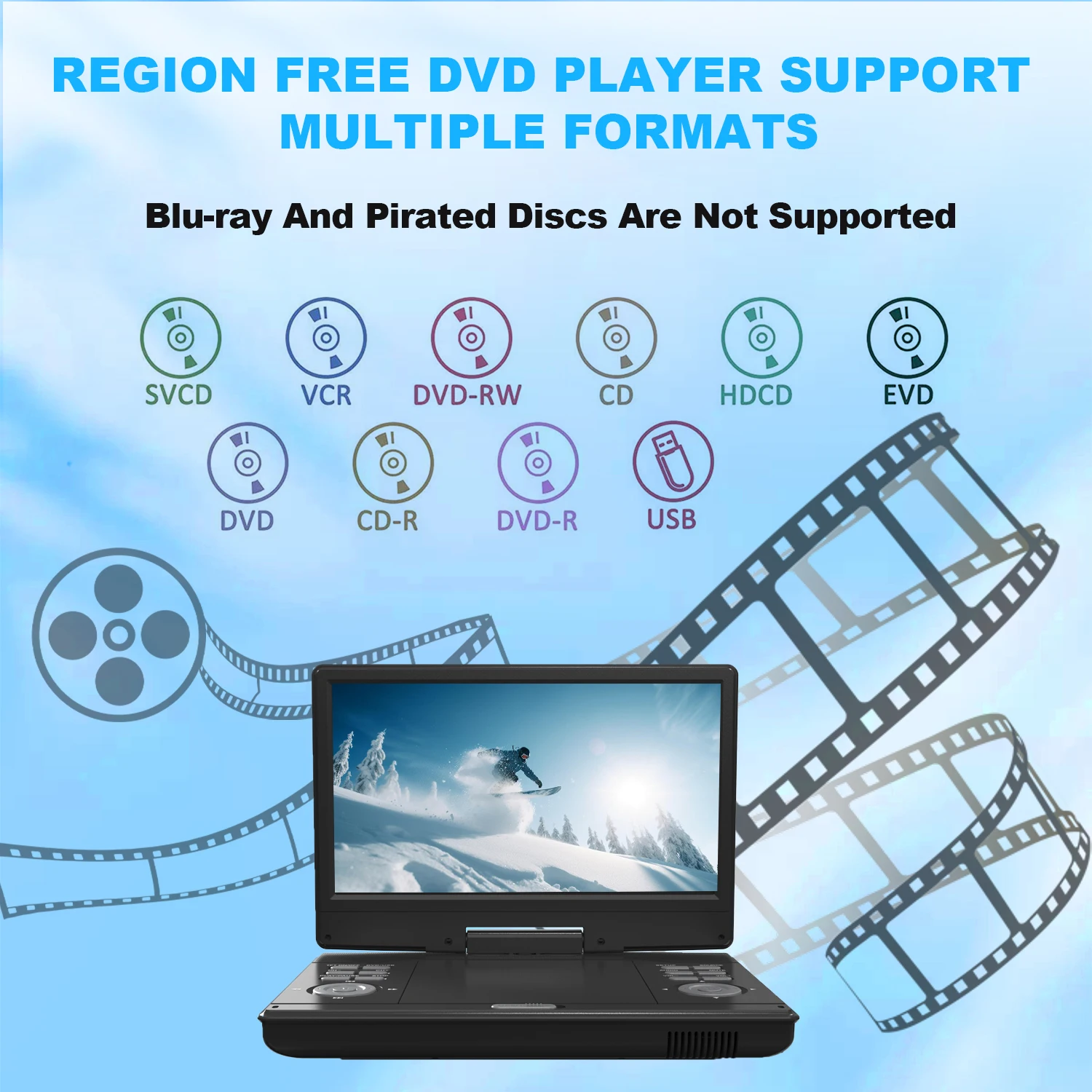 Mini Portable Tv Enjoy Dvd Player