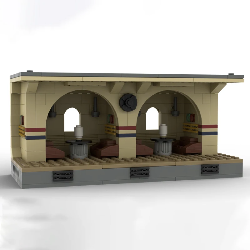 Popular Star Movies City Street View Model DIY MOC Building Bricks Tavern Stall Modular Technology Holiday Assemble Toys Suit