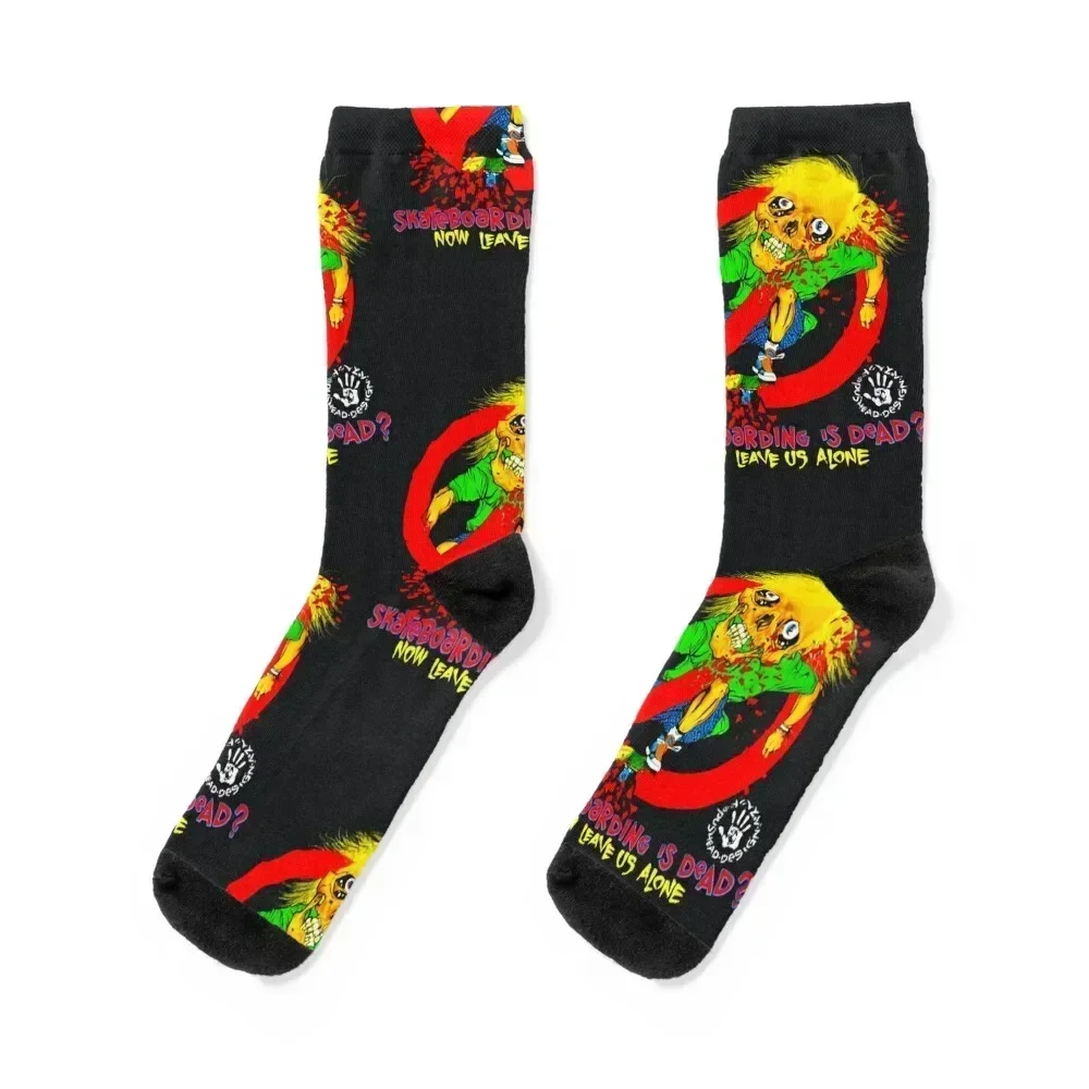 

1989 MANIAC Vintage Skateboarding Is Dead Now Socks christmas gift floor winter gifts Socks Girl Men's