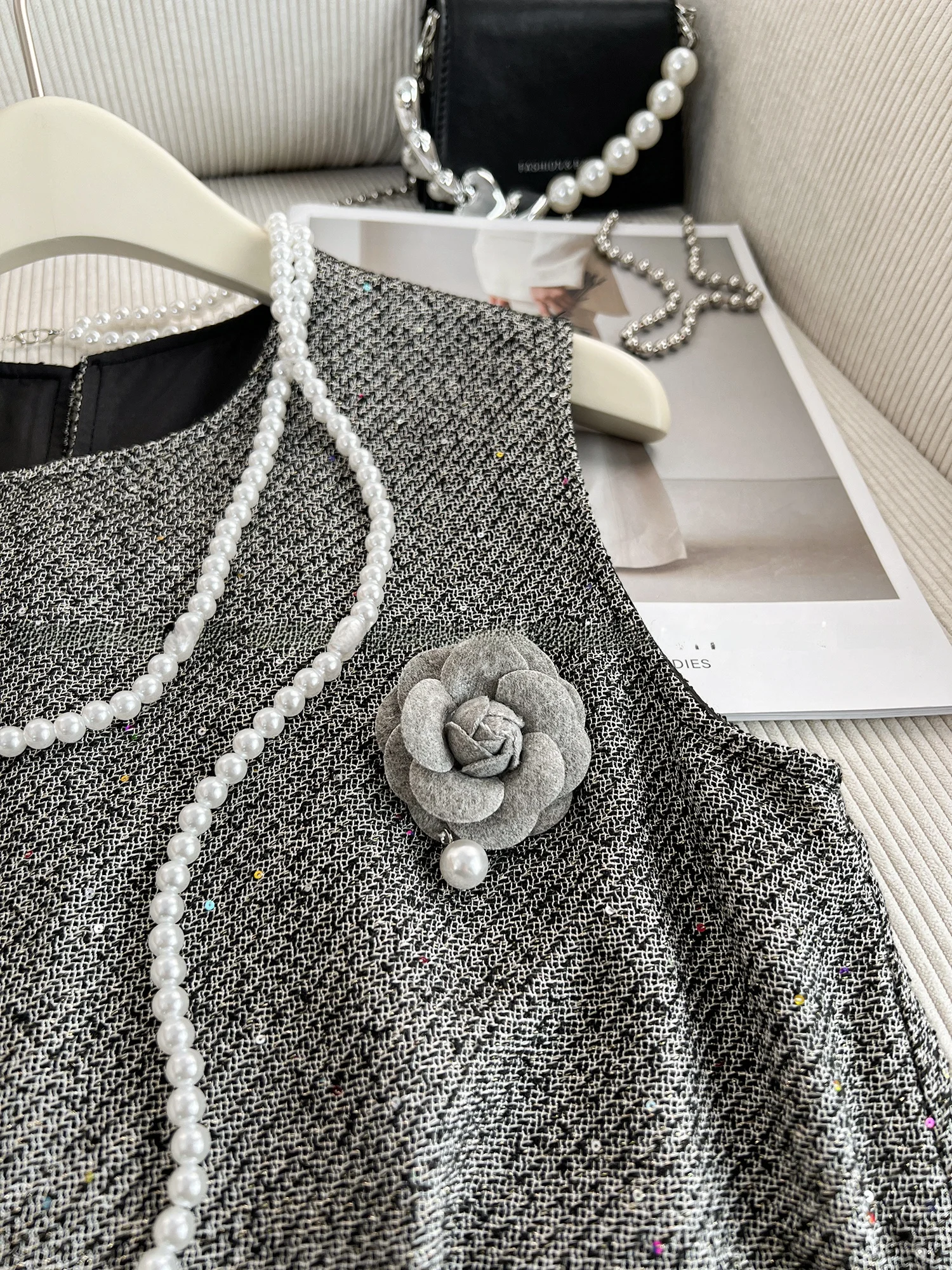 Faionable minceur été nouveau gilet Sle Dr femmes Svel t-shirt dimensionnel fleur décoration décontracté a-ligne Dr