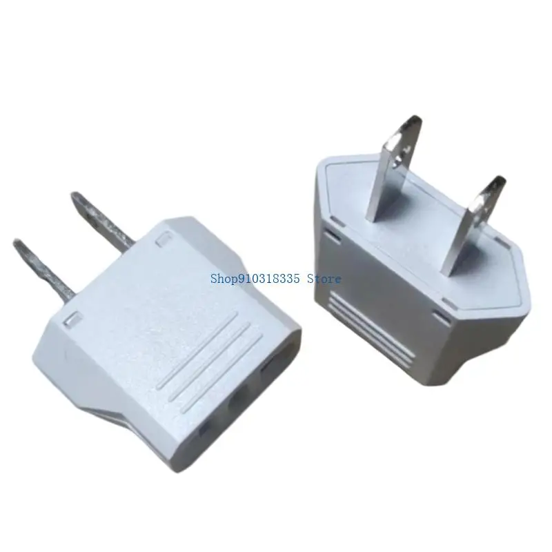  125-250V American Travel Adapter Standard 2Pin Power Adapter Wall Plug