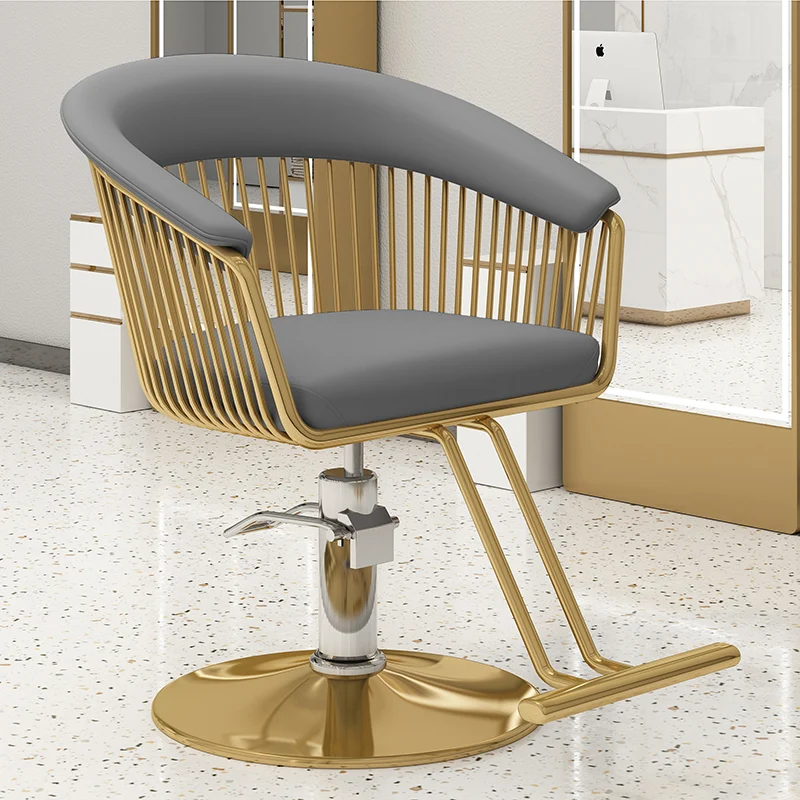 Barber Shop Chair Hair Salon Professional Hairdressing Furniture Cosmetic Stool Wheel Armchairs Beauty Manicurist Chairs Saloon