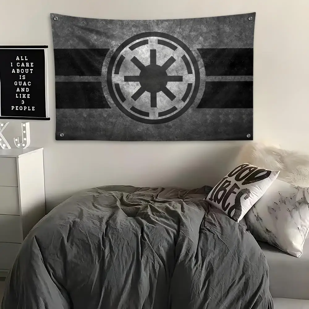 G-Galactic E-Empire Rebel Flags, individuelle Flaggen für Camping, Outdoor, Garten, Zimmer, Schlafzimmer, Dekoration, Party-Hintergründe, Wandkunst, Familiengeschenke – Detail 15