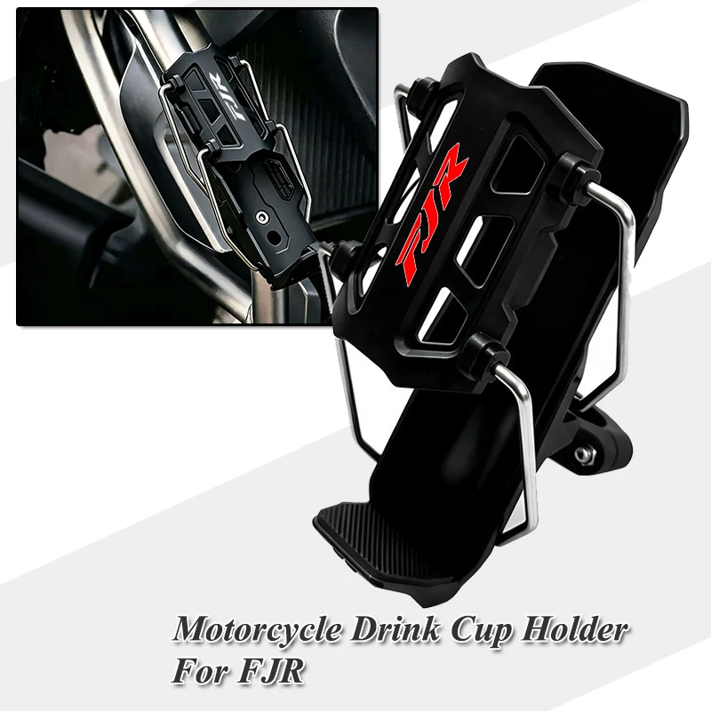 For Yamaha FJR1200 FJR1300 FJR Motorcycle Accessories Beverage Water Bottle Cage Drink Cup Holder Sdand Mount
