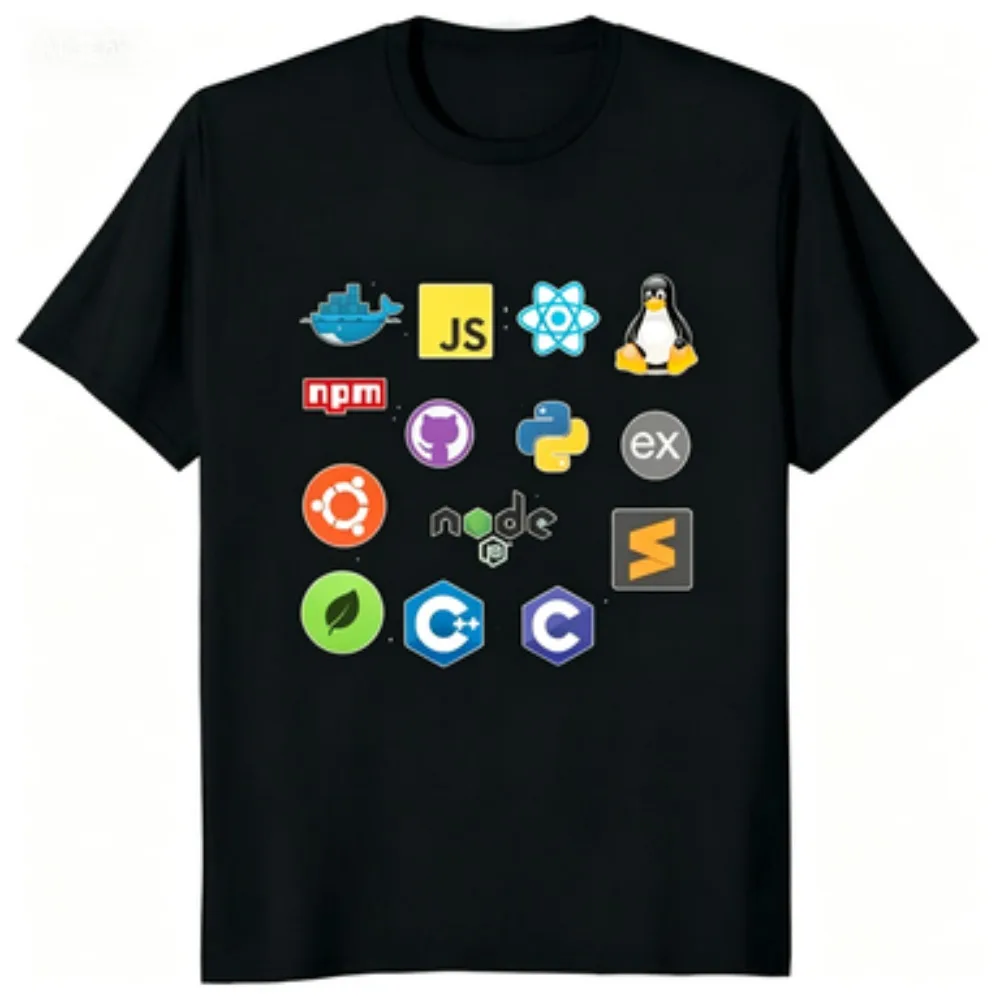 Camiseta gráfica Eat Code Sleep, ciencia de la computación, programador de Python, evolución, codificación en la nube, programación, ropa informal para hombre