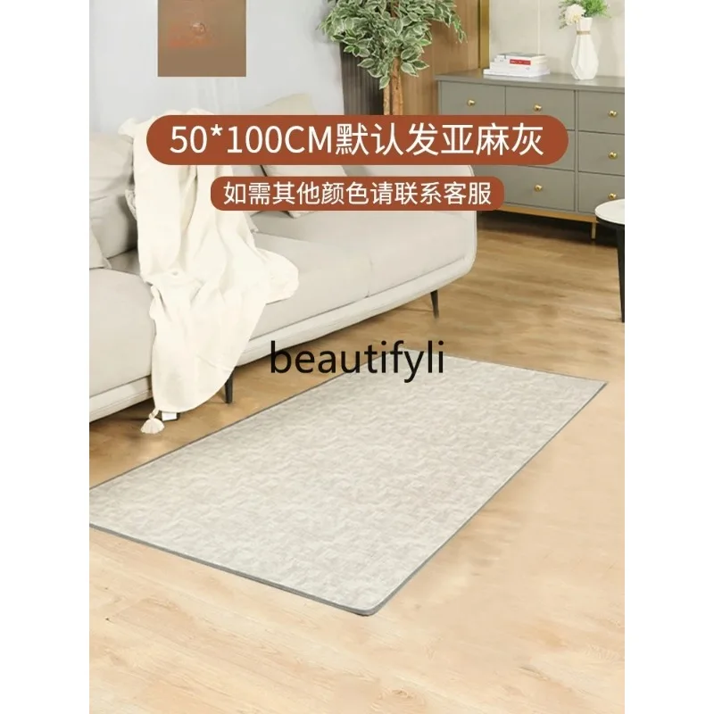 F132 الكربون الكريستال الطابق التدفئة حصيرة السجاد التدفئة الأرضية حصيرة المنزلية الطابق التدفئة الكهربائية بطانية الحرارية الأرضية الكهربائية #6