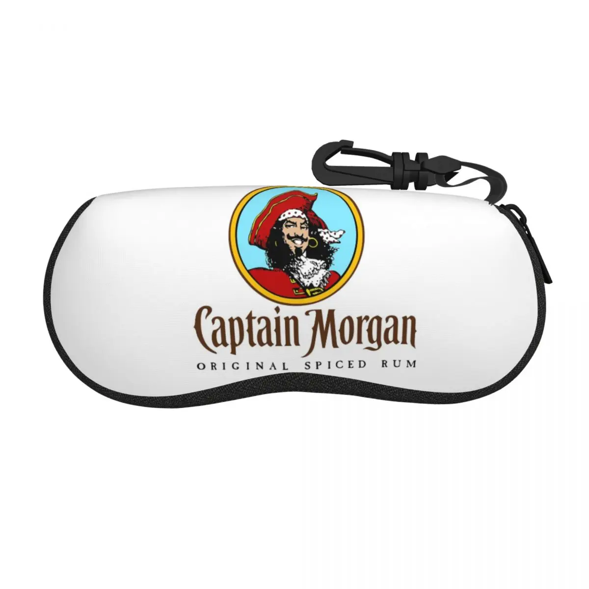 Captain Morgan Shell Glasses Case Protective Sunglasses Box Women Men Soft Eyeglasses Bag Pouch