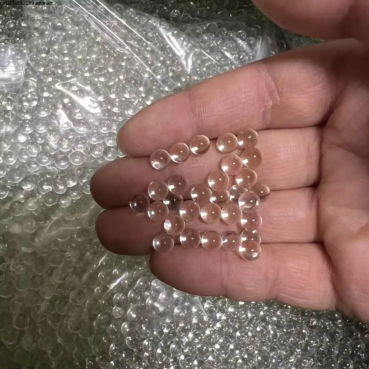 0.6‑7mm Clear Solid Round Glass Bead Transparent Glass Microspheres DIY Handmade Filler Particle for Doll Pillow Weighting balls - view 5