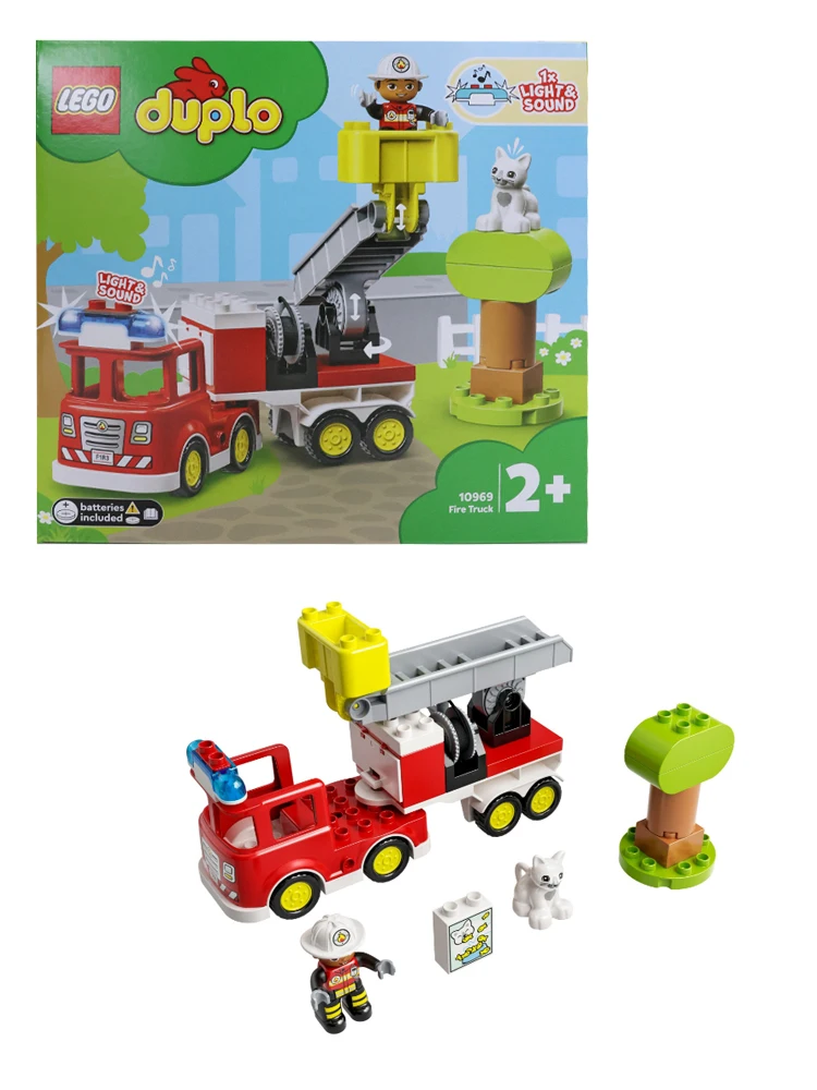 LEGO 10969 DUPLO Town Fire Truck Building Toy Set