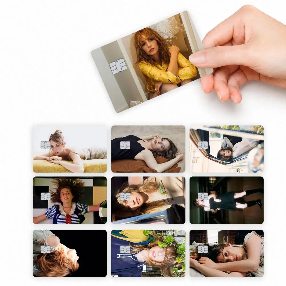Actor M-Maya H-Hawke  4pcs Credit Card Skin Stickers Suitable for Bank Debit Subway Bus Transit Pass Decorative Cover