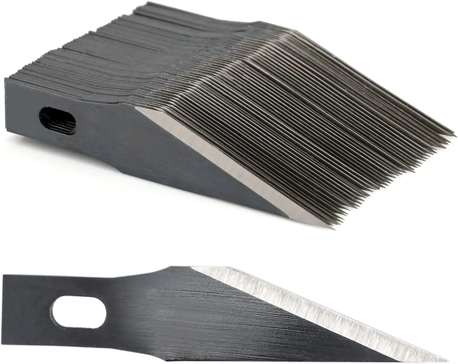 

FOSHIO 50pcs/100pcs Precision Spare Craft Knife Blades Utility Carving Art Knife Blade Refills Car Wrap Vinyl Film Cutting Tools