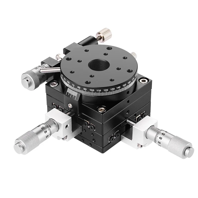 Three-axis horizontal rotating table Precision table Optical fine-tuning optical sliding table LS/LSP