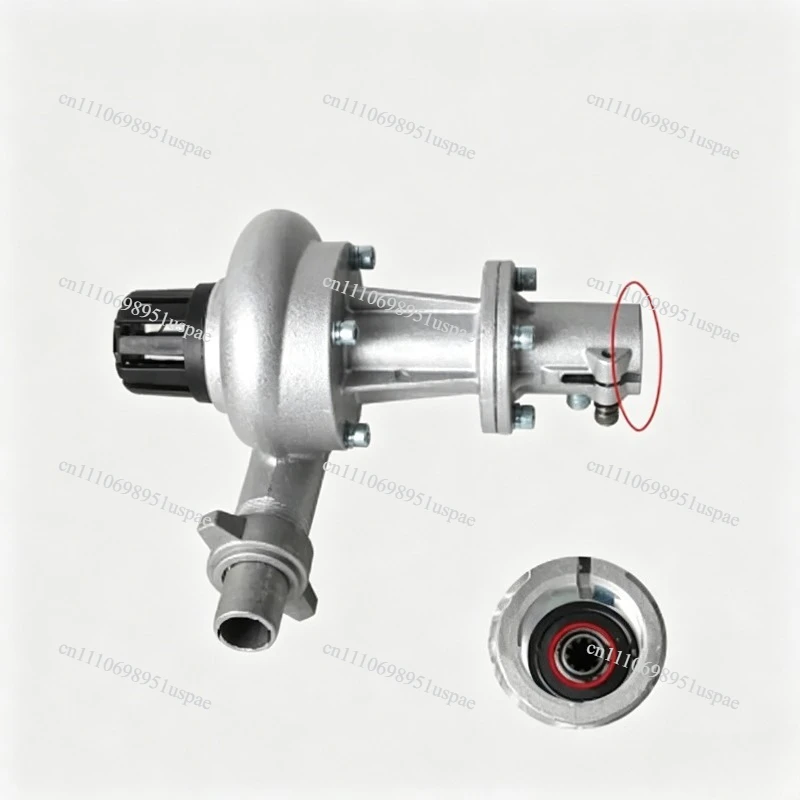 1-inch/1.5-inch Lawn Mower Water Pump Head Modification Accessories Universal Backpack Aluminum Alloy Water Pump Head Irrigation