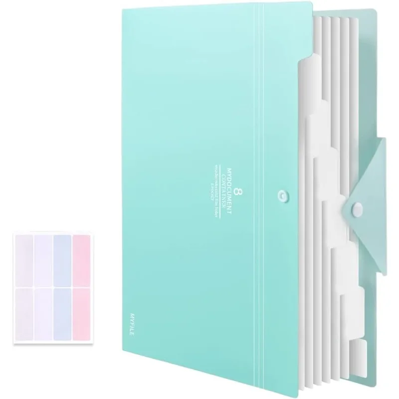 

Expanding 8 Pockets Accordion File Folder Document Folder Organizer A4 Letter Paper File Organizer For School Office Home