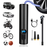 New 12V 150PSI Rechargeable Air Pump Tire Inflator Cordless Portable Compressor Digital Car Tyre Pump with LED Emergency Light
