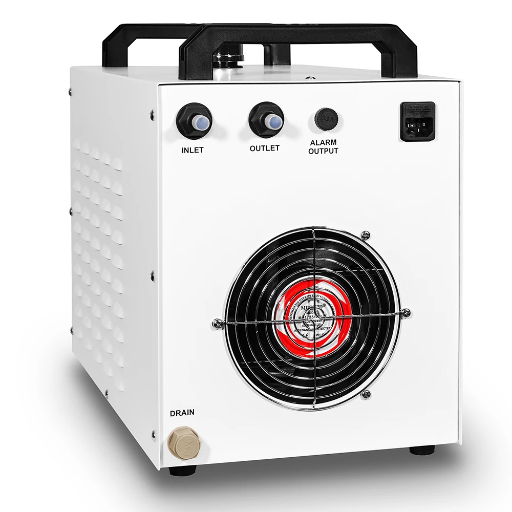 Raffreddatore d'acqua industriale Cw3000 Prezzo di fabbrica Tubo laser Co2 Piccolo refrigeratore d'acqua raffreddato ad aria Cw3000
