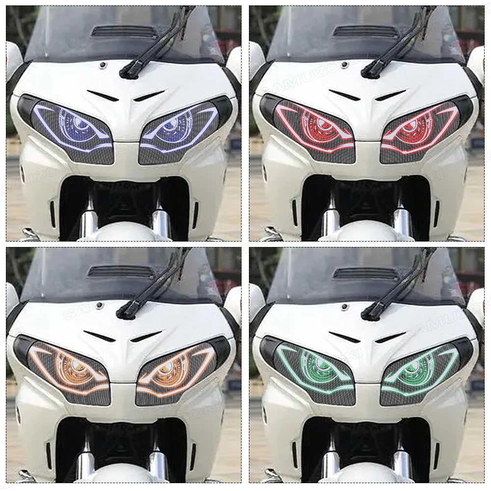 For Honda GL1800 GOLD WING 2001-2011 Motorcycle Accessories Front Fairing Headlight Guard Sticker Head Light Protection Sticker