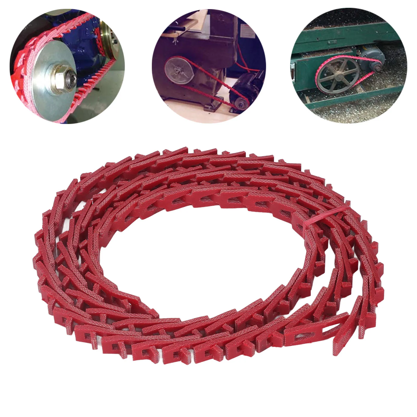 Power Twist V Belt 13x1200mm A Type Adjustable Transmission Belt Link Accessory for Lathe Table Saw