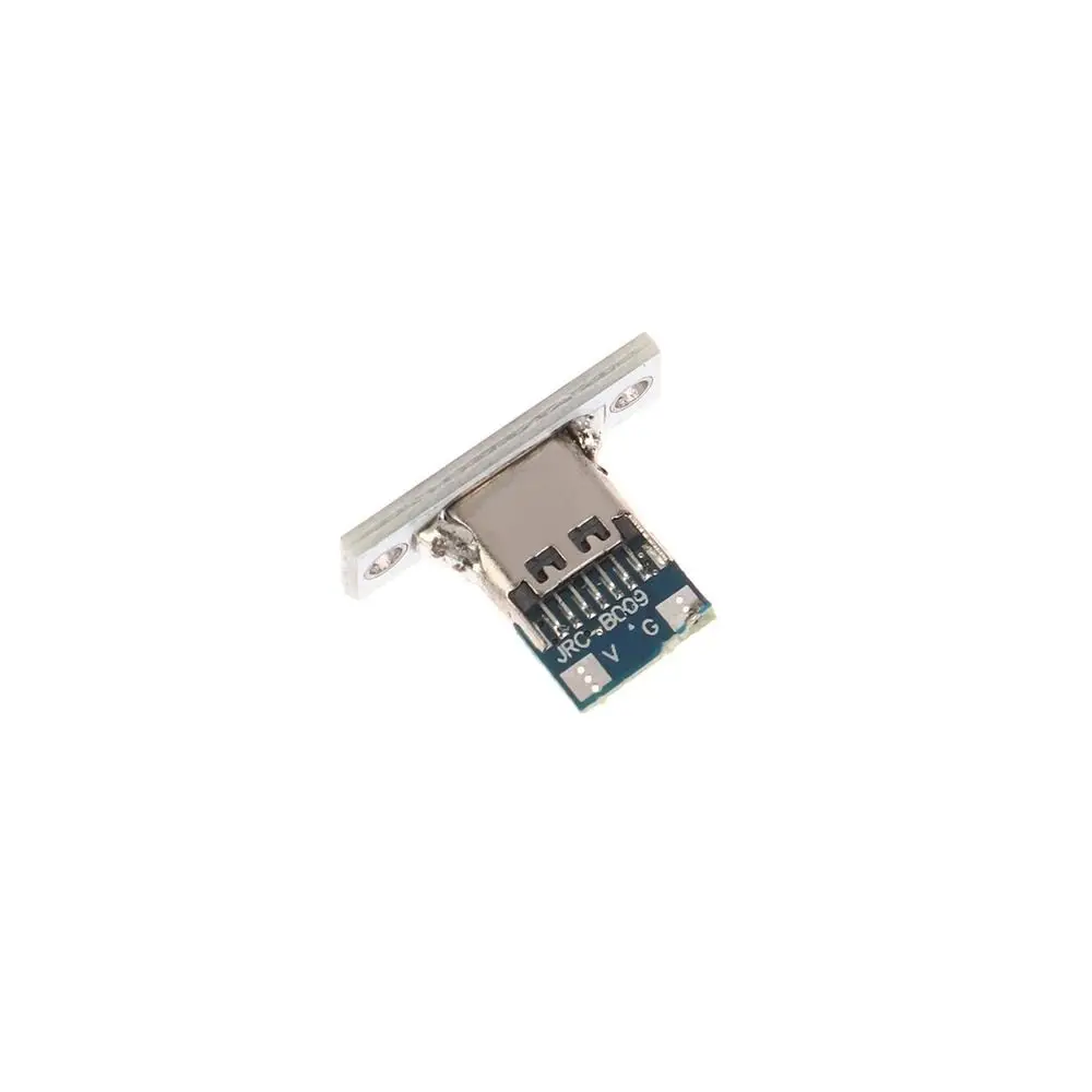 USB Jack Type-C 2Pin 2P Female Connector Jack Waterproof USB TypeC Socket Connector Charging Port Type-C Plug Charging Data Port