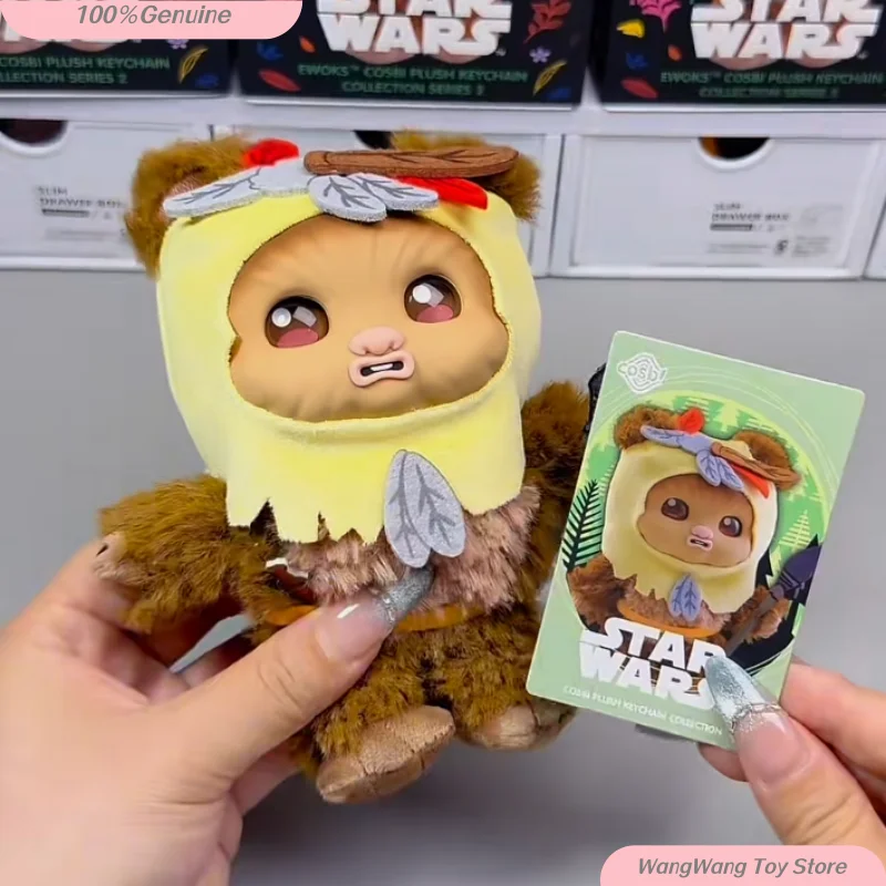 スターウォーズ-イウォーク-コスビ-シリーズ-2-ぬいぐるみペンダント-ブラインドボックス-かわいいフィギュア-デスクトップ装飾品-おもちゃ-バッグペンダント-装飾-サプライズギフト