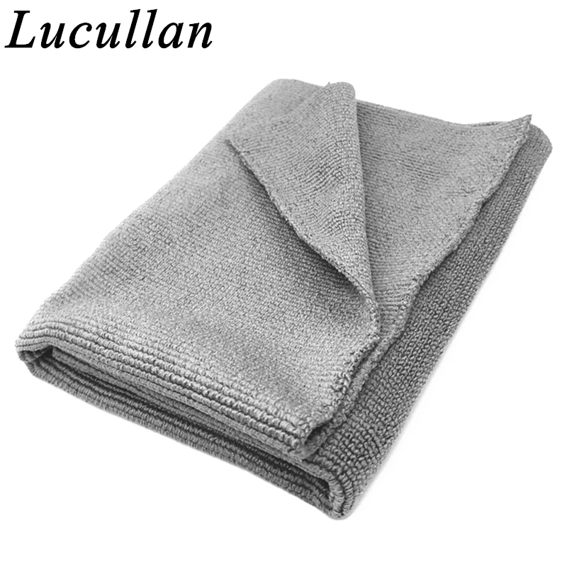 Lucullan Premium Select For Detailers Soft Edgeless Microfiber Pearl Towel For Polishing Wax Removal