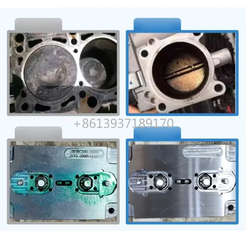 Automotive Dry Ice Blasting Machine Mini Sandblaster for Carbon Removal Engine Piston Intake Valve Dry Ice Cleaning Machine