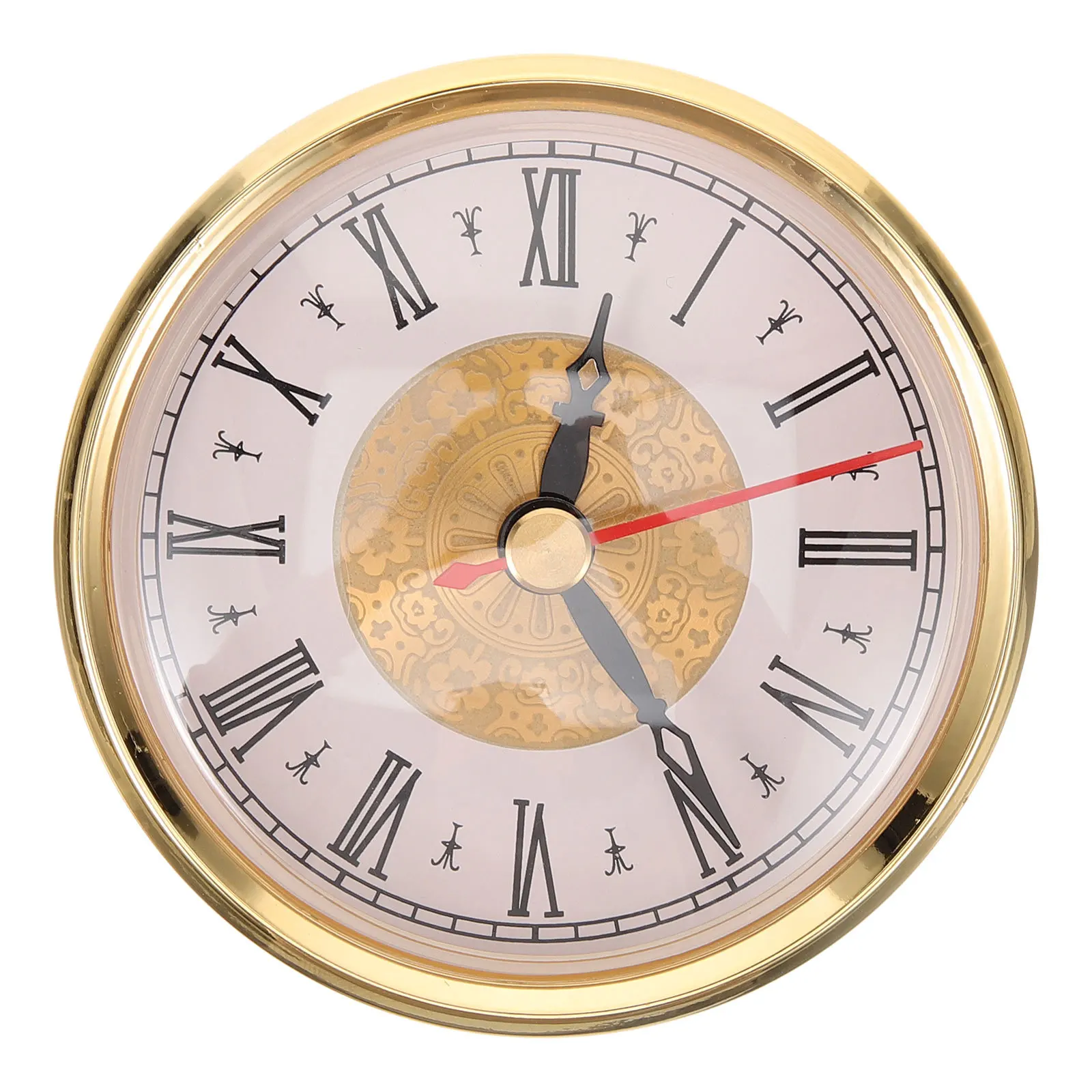 

Vintage Round Clock Head Insert with Clock Movement Roman Number Mute Design High Precision Stable Performance