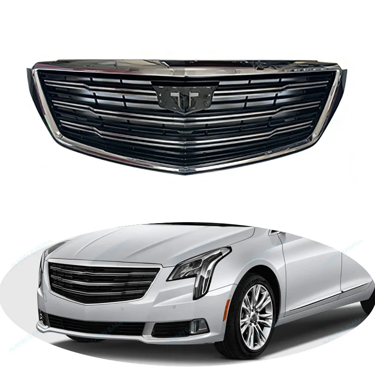 

For Cadillac XTS 2018-2019 Model, High-spec Version With High-gloss Electroplated Front Grille OE 84496433 Car Accessories