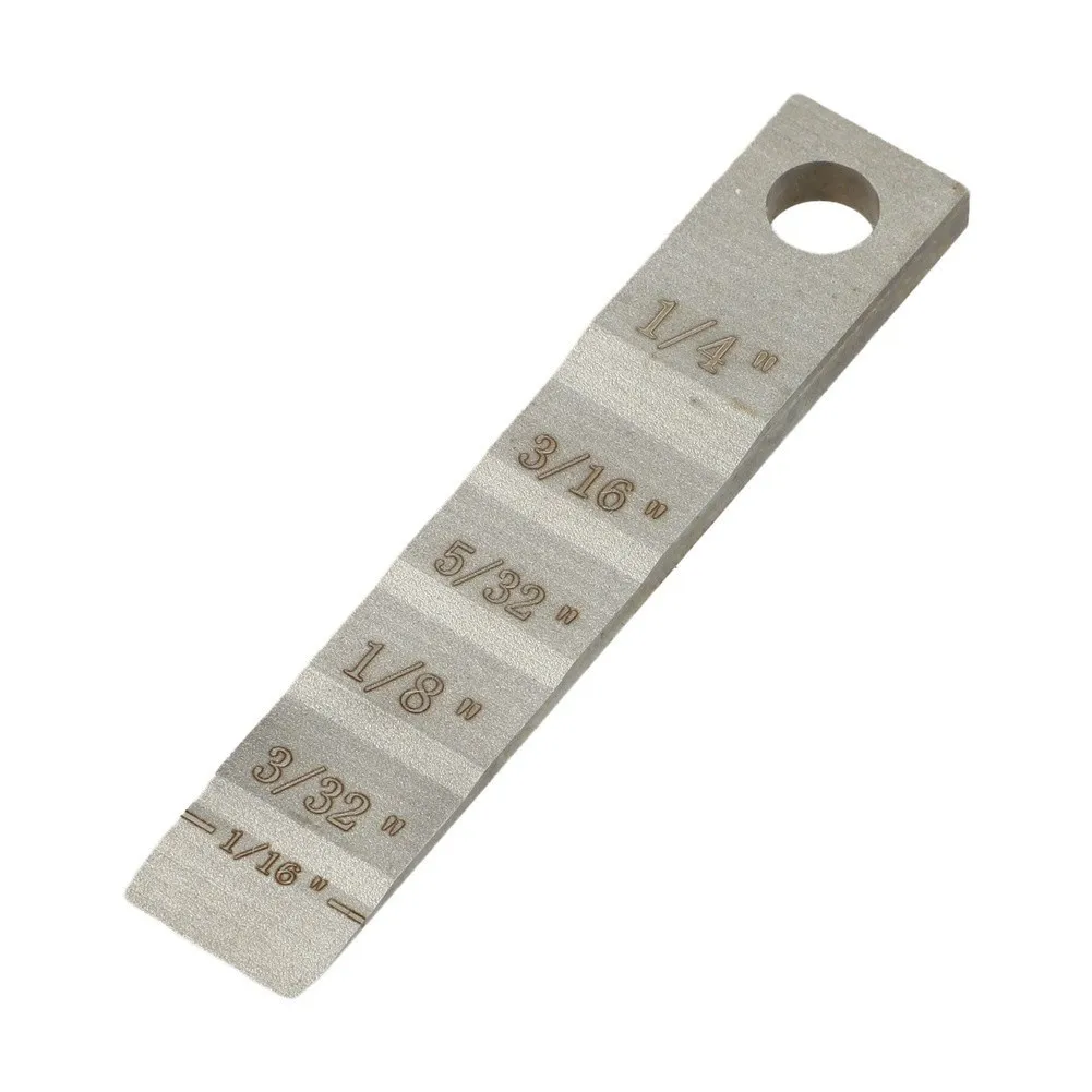 2 Pack Pipe Spacer Wedge Stepped Gauge 1/16-1/4 Inch Metal Tool for Pipe Fitting Welding Gap Consistency and Safety