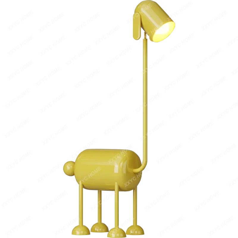 

Puppy floor ，lamp living room sofa art.