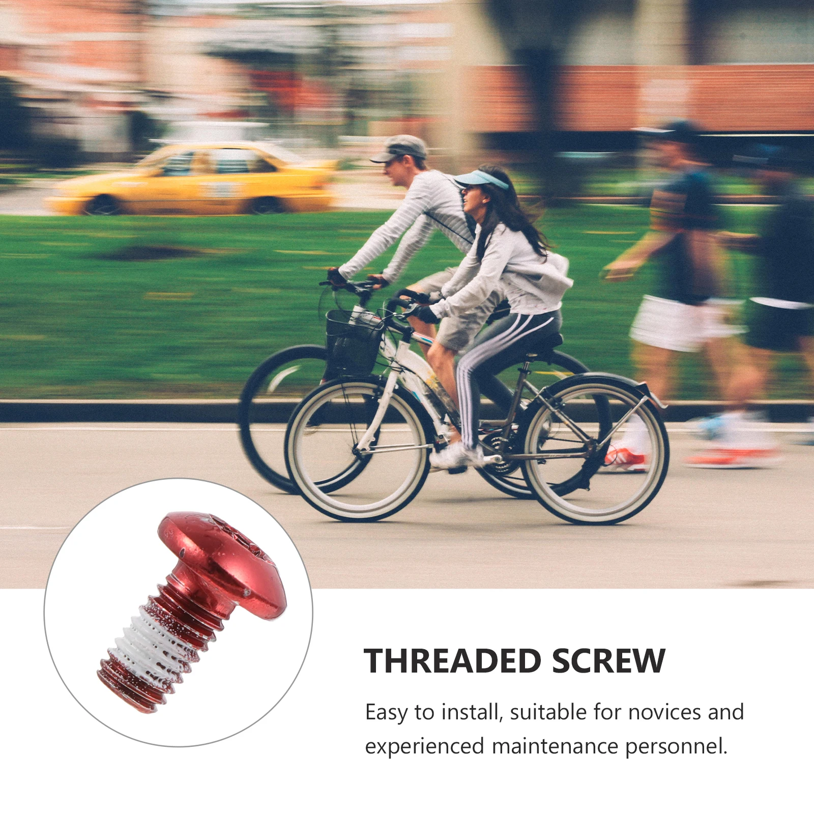 12 مسامير تثبيت قرص الدراجة، مسامير تثبيت عالية الجودة من سبائك الصلب، متينة وسهلة التركيب وغير الصدأ، مطابقة ألوان بسيطة #2